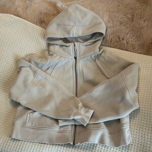 NWOT lululemon Scuba Oversized Full-Zip Hoodie / BONE